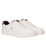 Tommy Hilfiger Womens Trainer Elevated Court Sneaker YBH Ancient White