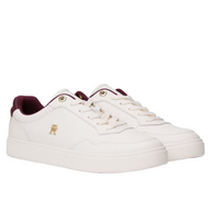 Tommy Hilfiger Womens Trainer Elevated Court Sneaker YBH Ancient White