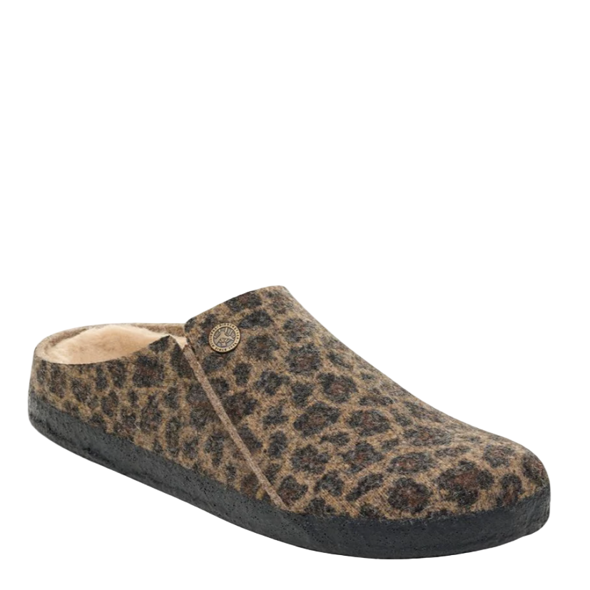 Birkenstock Womens Slipper Zermatt Leo Toffee Melange