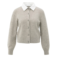 YAYA Womens Cardigan 01-010117-509 Brownish Grey