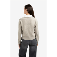 YAYA Womens Cardigan 01-010117-509 Brownish Grey