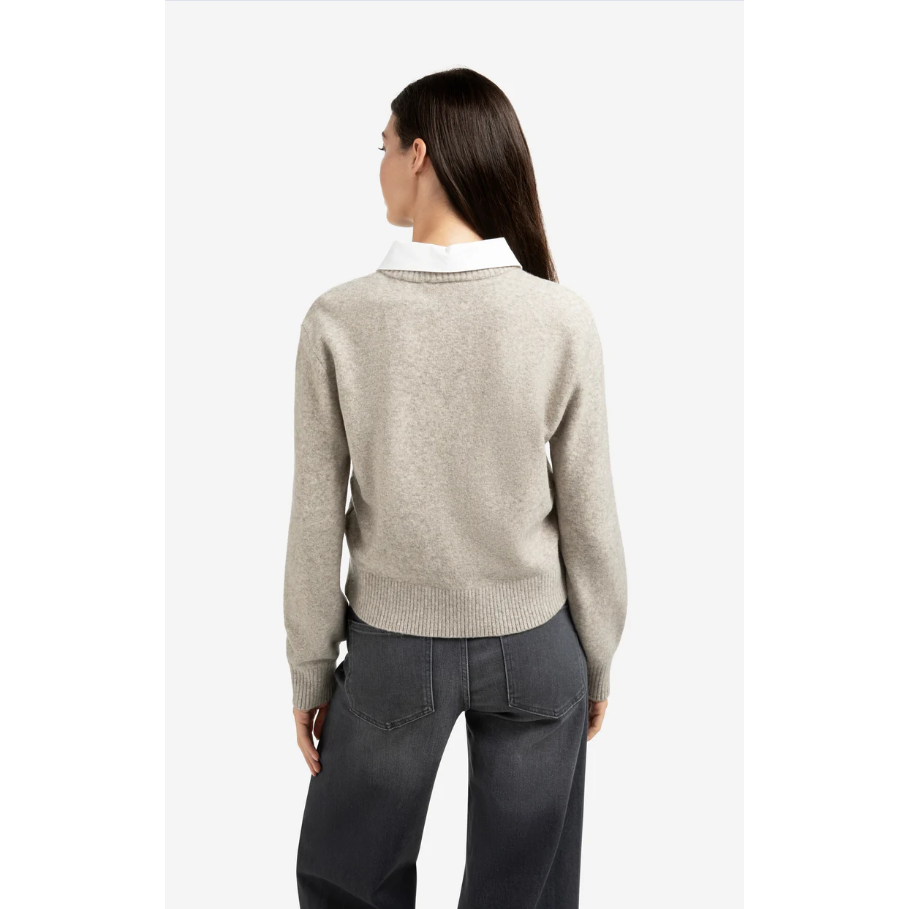 YAYA Womens Cardigan 01-010117-509 Brownish Grey