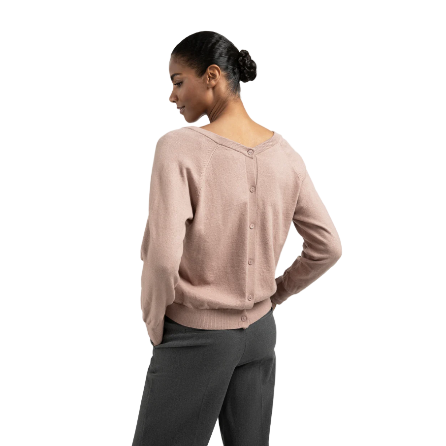 YAYA Womens Sweater 001-000494-509 Blush Pink
