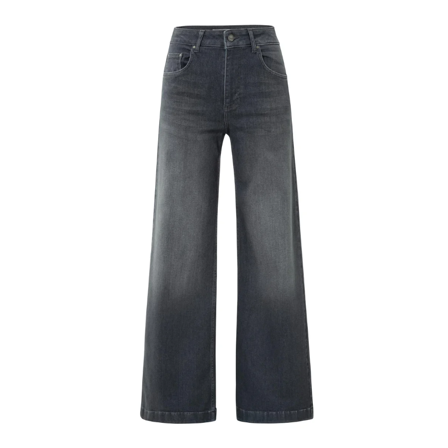YAYA Womens Jeans 01-311119-509 HW L32 Grey Denim