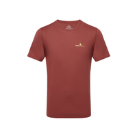 Ronhill Mens Tee Core S/S Chestnut/Acid