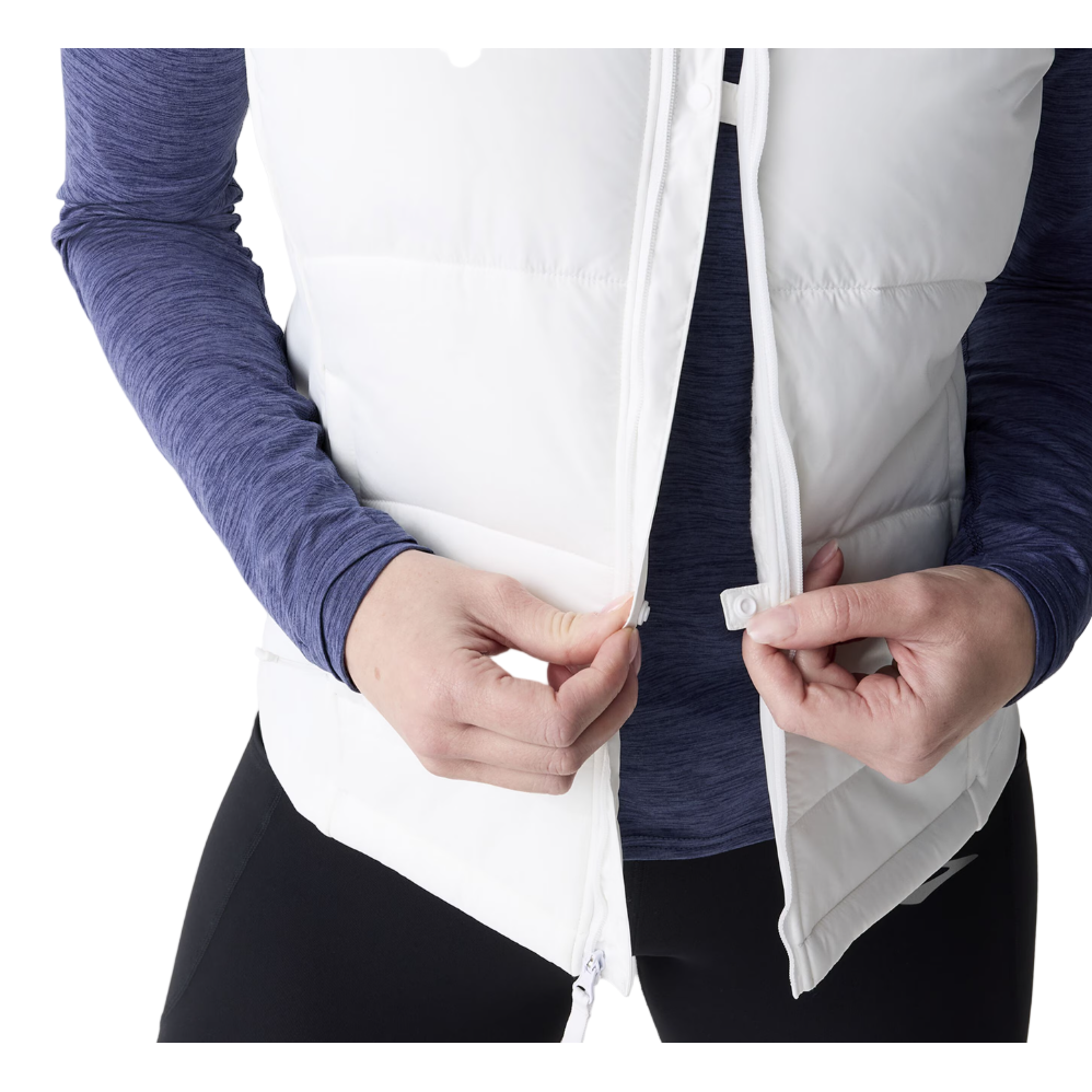 Brooks Womens Vest Shield Hybrid 3.0 White