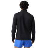 Brooks Mens Top Dash 1/4 Zip 3.0 Black