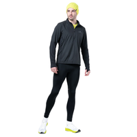 Ronhill Mens Jacket Tech Wind-Block ½ Zip All Black