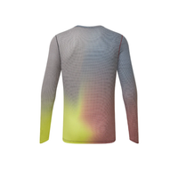 Ronhill Mens Tee Tech Golden Hour L/S Acid Merge