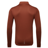 Ronhill Mens Sweatshirt Tech Winter ½ Zip Chestnut/Oxide
