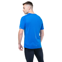 Ronhill Mens Tee Tech Reflect S/S ElecBlueMarl/reflect