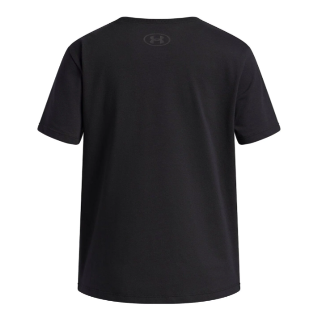 Under Armour Girls Tee Rival Shimmer S/S Black/White