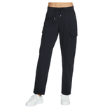 Skechers Womens Cargo Pants Slip-In Black