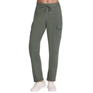 Skechers Womens Cargo Pants Slip-In Olive/Black