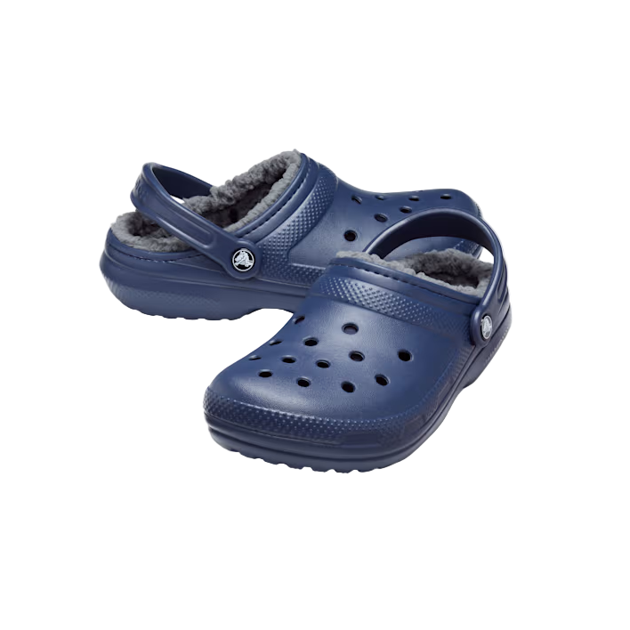 Crocs Adults Sandal Classic Lined Clog Navy/Charcoal