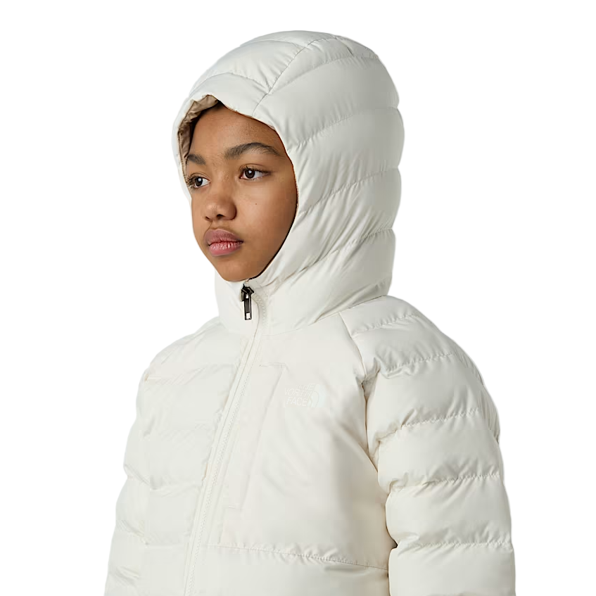 The North Face Girls Jacket Reversible Perrito White Dune