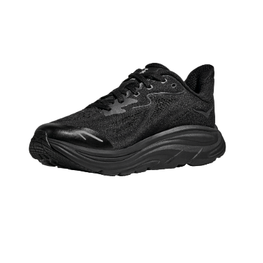 Hoka Youth Trainer Clifton 10 Big Kids Black/Black