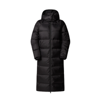 The North Face Womens Coat Hydrenalite City Long Down Hooded Parka TNF Black