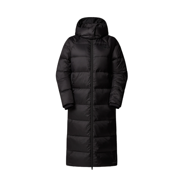 The North Face Womens Coat Hydrenalite City Long Down Hooded Parka TNF Black