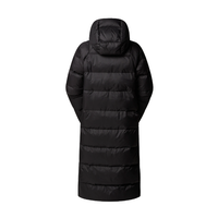 The North Face Womens Coat Hydrenalite City Long Down Hooded Parka TNF Black