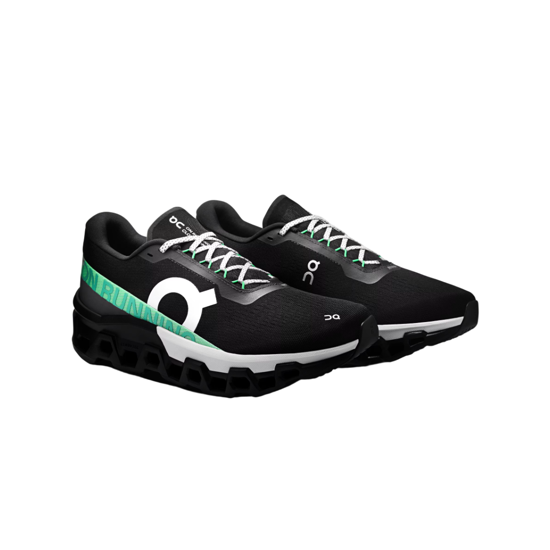 On Mens Trainer Cloudmonster 2 Black/Glacier