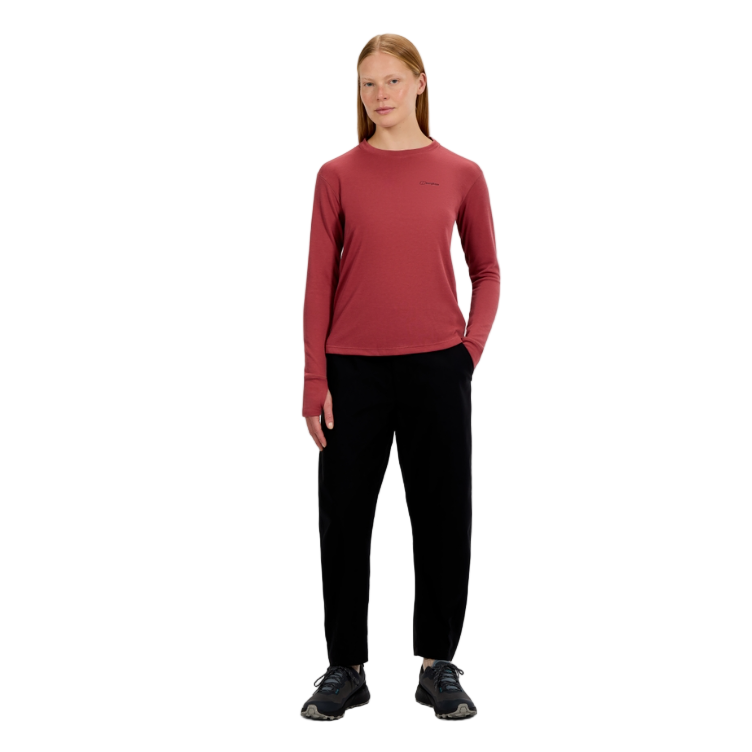 Berghaus Womens Jumper Ivyhill Crew Red