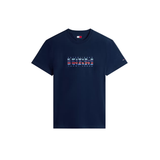 Tommy Jeans Mens 1985 DNA Graph Short-Sleeve Tee Dark Night Navy