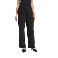 ICHI Womens IHKate Rhineshine Trousers Black