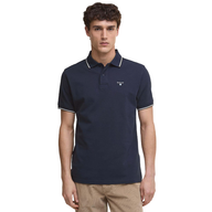 Barbour Mens Fielding Tailored Polo Shirt Navy