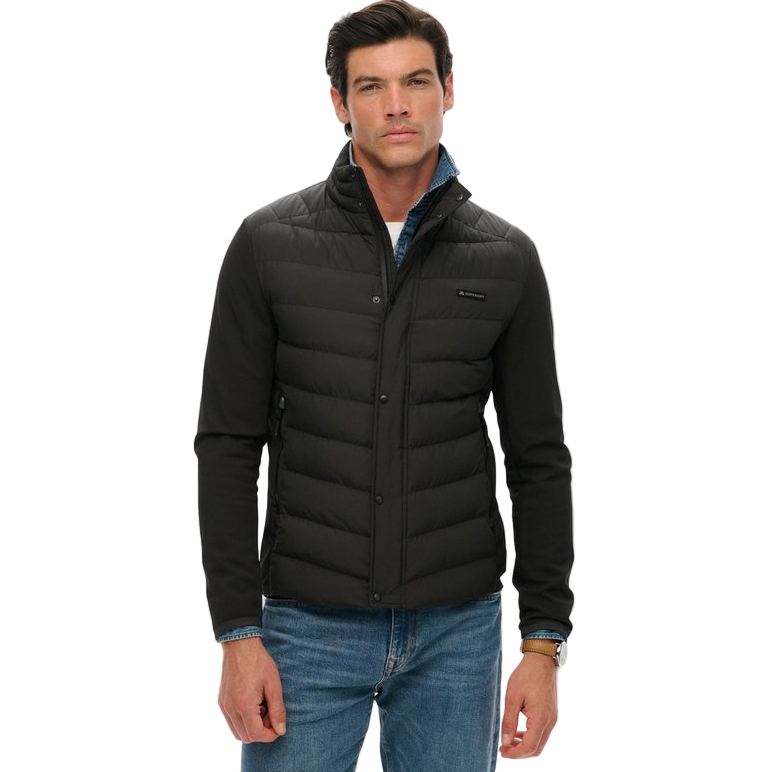 Superdry Mens Storm Popper Softshell Jacket Black