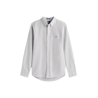 Tommy Jeans Mens Slim Oxford Shirt Nordic Iris/Stripes