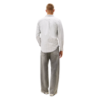 Tommy Jeans Mens Slim Oxford Shirt Nordic Iris/Stripes