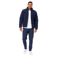 Gym+Coffee Unisex Cord Puffer Twilight Navy