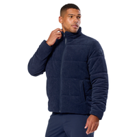 Gym+Coffee Unisex Cord Puffer Twilight Navy
