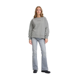 ICHI Womens IHOlinne Sweatshirt Grey Melange
