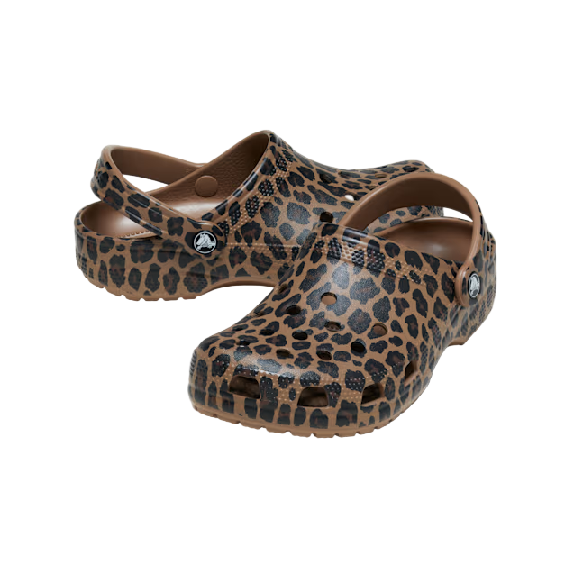 Crocs Adults Clog Classic Animal Sepia/Leopard