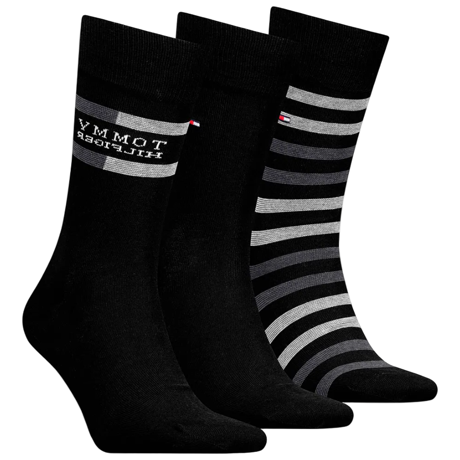 Tommy Hilfiger Mens 3 Pack Giftbox Black
