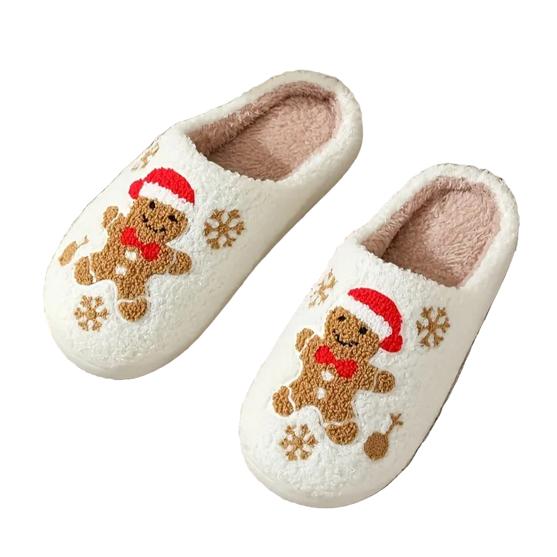 Jo & Joe Womens Slippers Gingerbread Cream