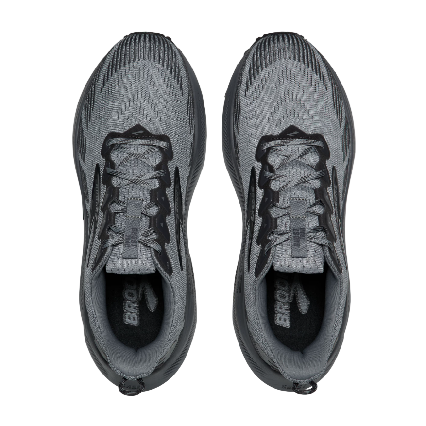 Brooks Mens Trainer Ghost Trail Gray/Gray/Blackened Pearl