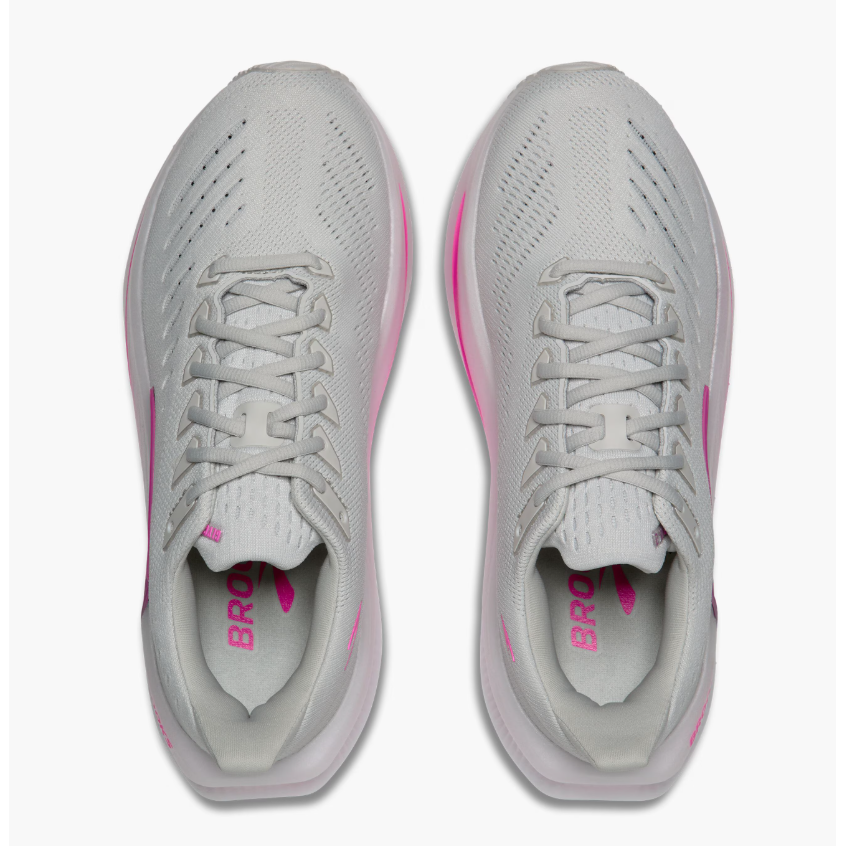 Brooks Womens Trainer Glycerin Max 2 Oyster/Argyle/Cyber Pink