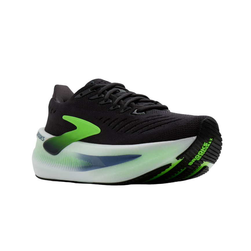Brooks men's white and green trainer