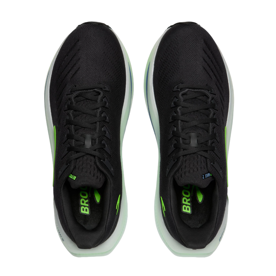 Brooks men's white and green trainer