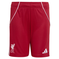Adidas Liverpool FC Youth Shorts Home 25/26 Strawberry Red
