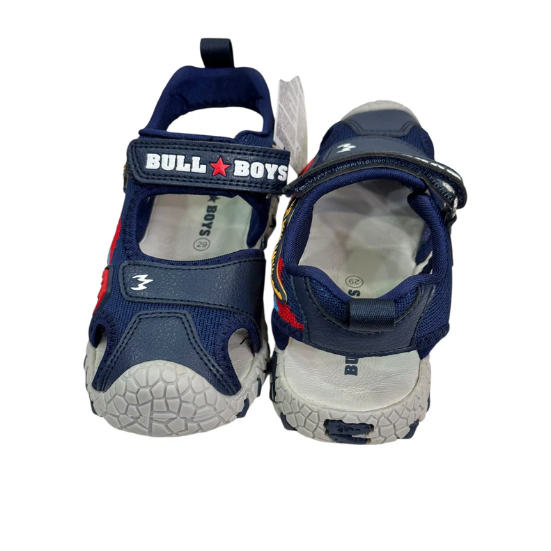 Bull Boys Velociraptor Dinosaur Sandal Blue