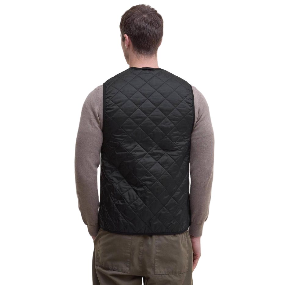 Barbour Mens Quilted Zip-In Liner Black