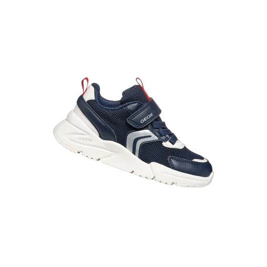 Geox Boys J Loftus Trainer J55MQB Navy/Red