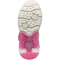 Geox Girls Fadinlight Trainer J46M4C Pink/Multi Colour