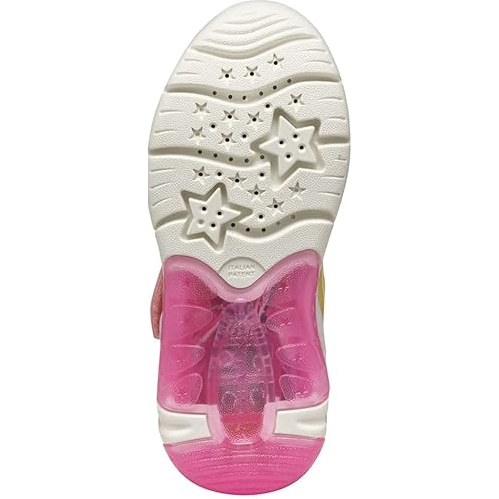 Geox Girls Fadinlight Trainer J46M4C Pink/Multi Colour