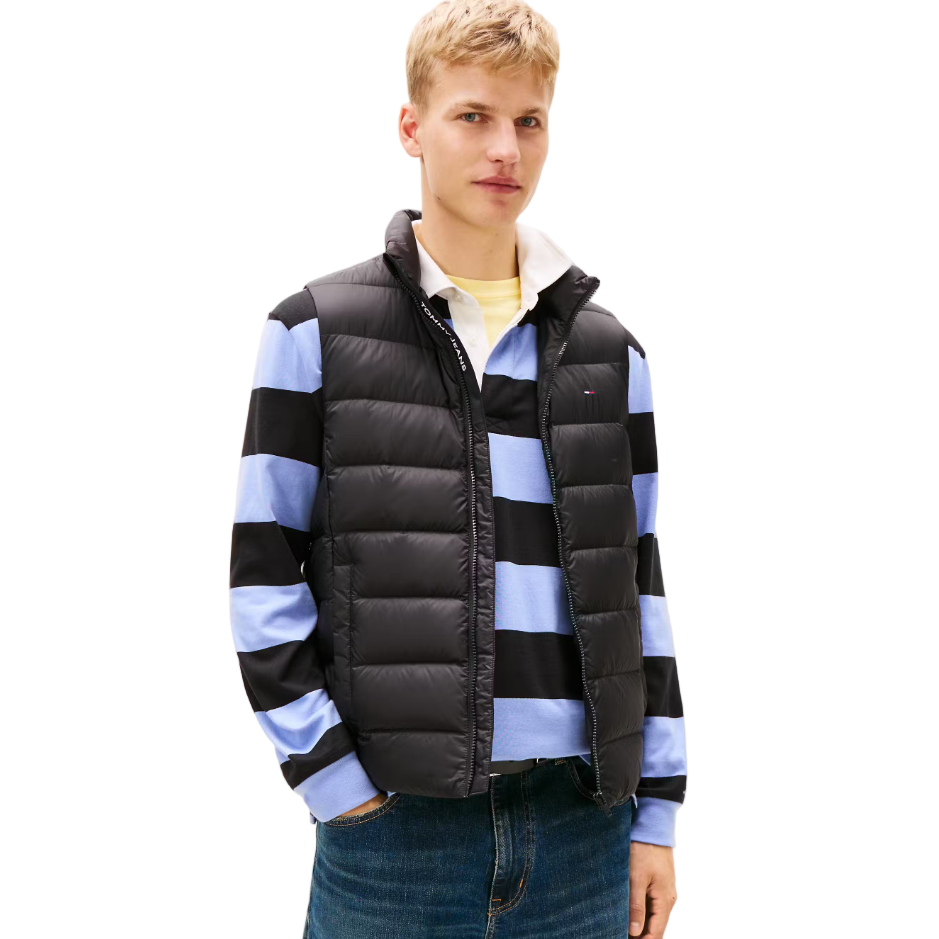 Tommy Jeans Mens LT Down Vest Black