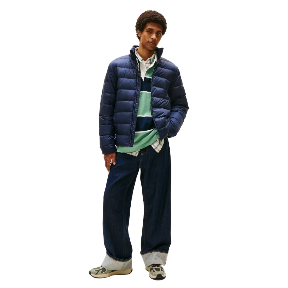 Tommy Jeans Mens LT Down Jacket Dark Night Navy